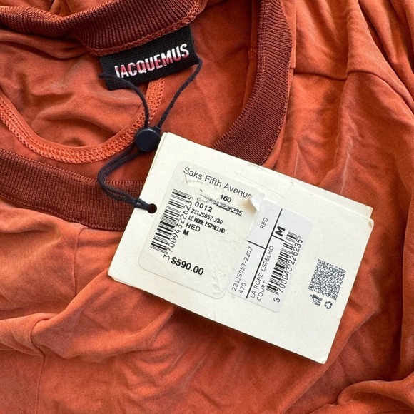 Jacquemus Rust Mini Dress - Picture 15 of 16